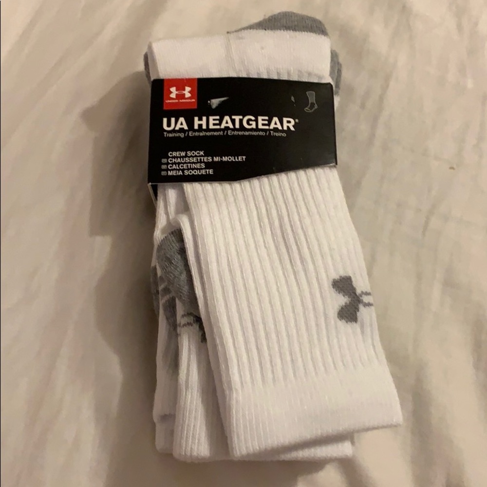 Under Armour heatgear 3 pair men crew socks